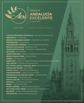 Todos los premiados de la VII Edición de los Premios Andalucía Excelente