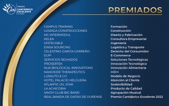 CONOZCA A TODOS LOS PREMIADOS DE LOS PREMIOS CANTÁBRICO EXCELENTE 2022