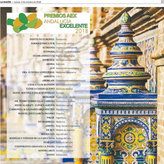 El Suplemento desvela en el diario La Razón el nombre de los galardonados en AEX 2018