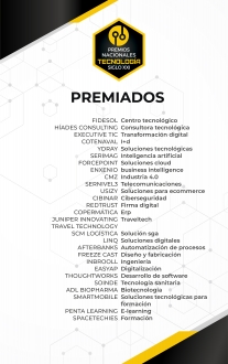 Conozca a todos los premiados de la V Edición de los Premios Nacionales de Tecnología